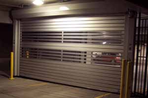 Hollow metal garage doors